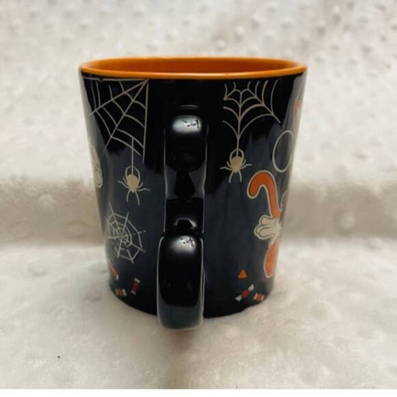 Disney Mickey & Minnie Halloween 14oz Coffee Mug w/ Mouse Ears Handle- NEW - Picture 4 of 6